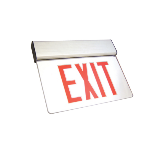 X1U Aluminum LED Edgelit Exit Sign