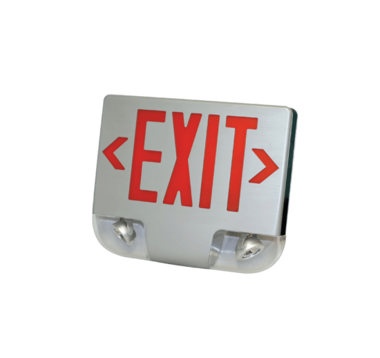 XEM3U Die-Cast Aluminum LED Exit & Emergency Com