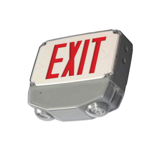 XEM5WLU Wet Location All LED Exit & Emergency Combo