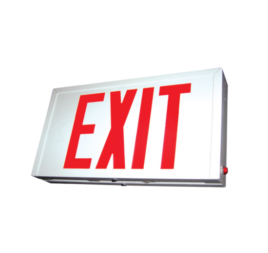 X12U Steel LED Exit Sign